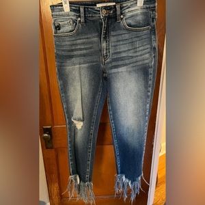 Kancan fringe jeans